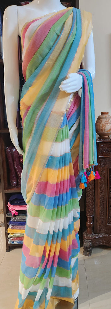 Mul Mul Cotton Sarees