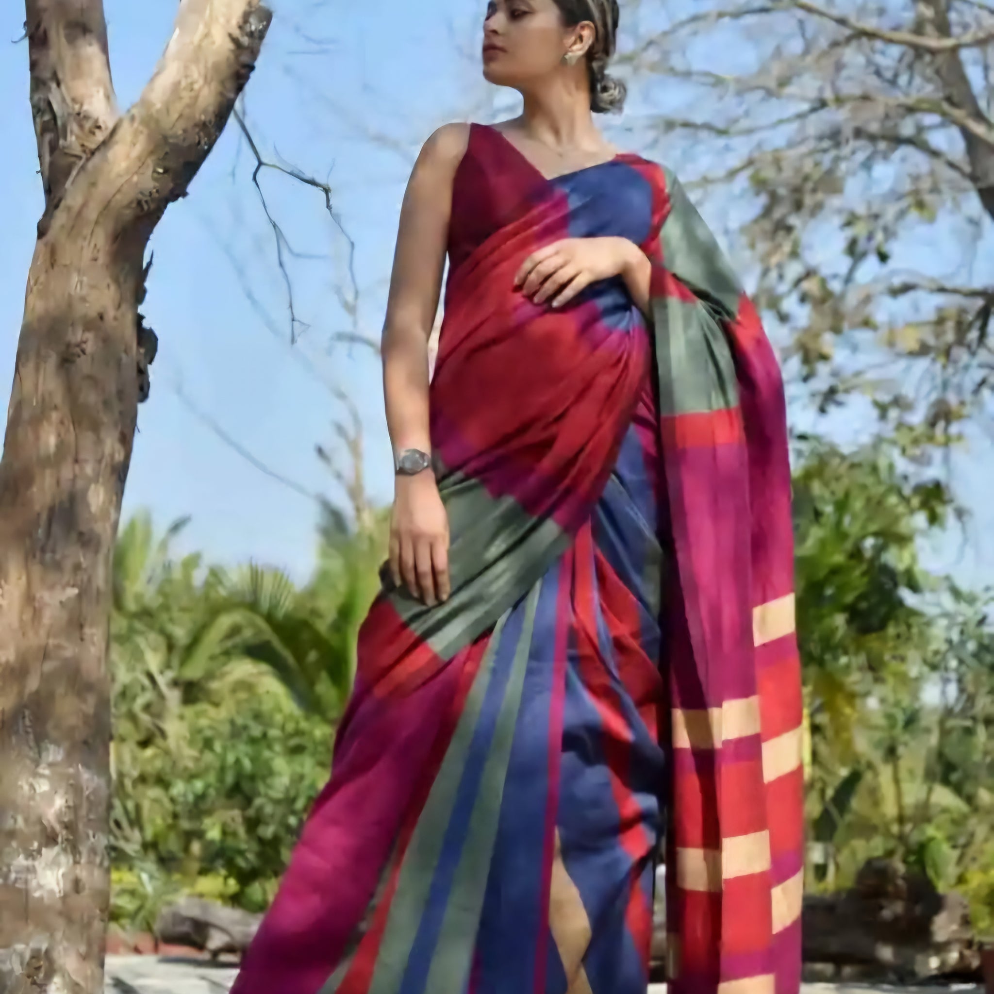 Khadi Cotton Sarees